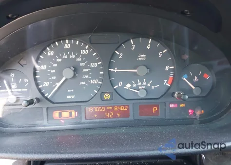 2004 BMW 325Ci из США, поврежденный, VIN WBABW33464PL25107